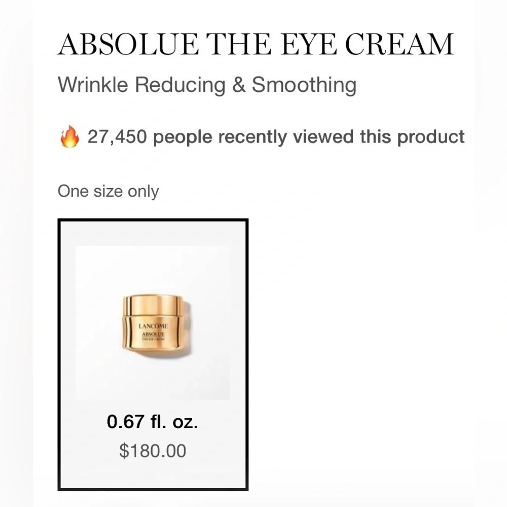 Lancôme Absolue Longevity The Soft Cream & The Eye Cream Bundle - BNIB - Picture 4 of 5